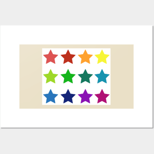 A galaxy of bright stars pattern Posters and Art